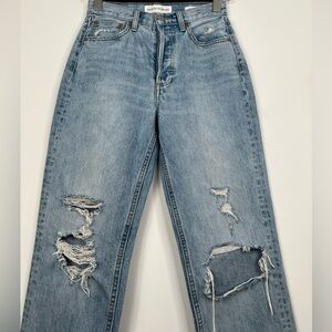 Denim Forum, TheBF HighRiseJeans, Size: 24, FadedBlue, EUC, Perfectly Imperfect!